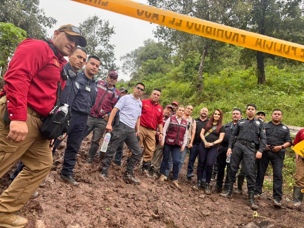 CONTINÚA GOBIERNO DE GERALDINE PONCE ATENDIENDO DESLAVE EN LO DE GARCÍA.