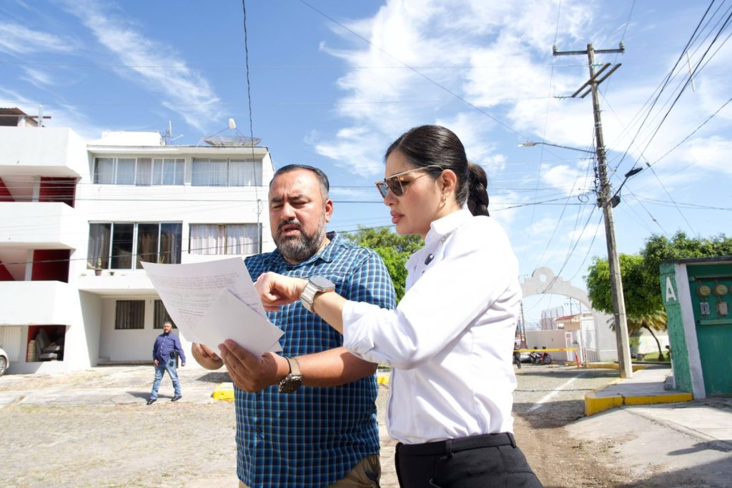 SUPERVISA GERALDINE PONCE OBRAS DE AGUA POTABLE EN TEPIC