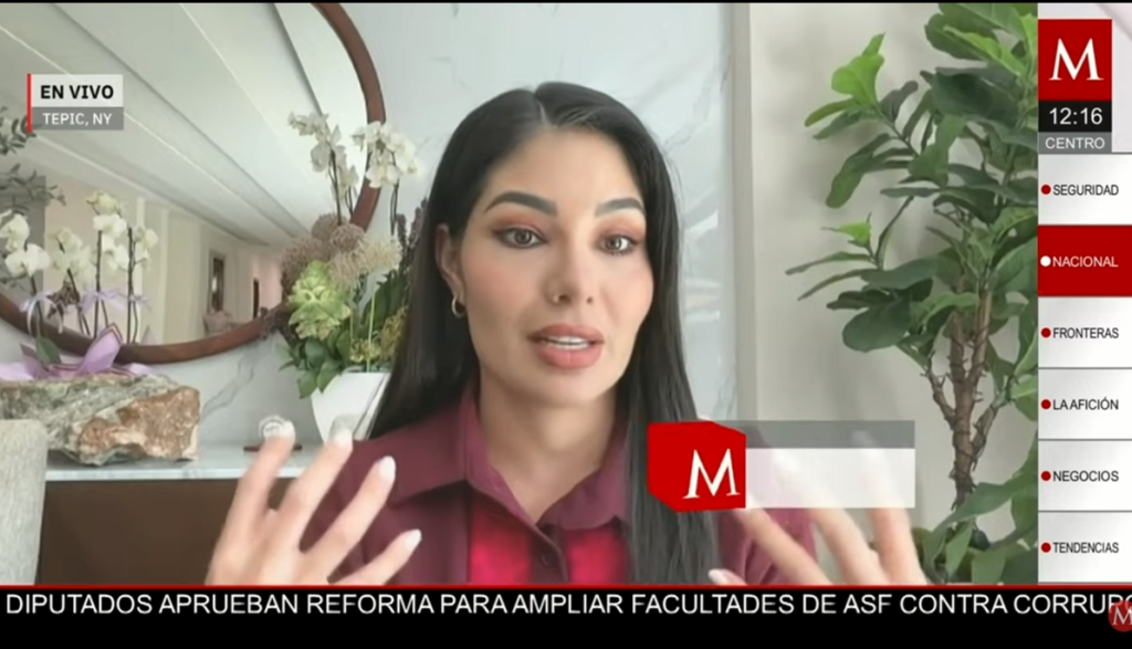 GERALDINE PONCE LEVANTA LA MANO POR NAYARIT