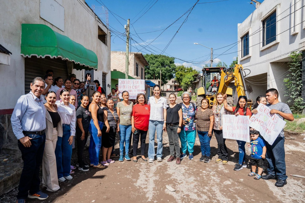 Geraldine Ponce arranca obra elegida por vecinos de la colonia San Juanito y fortalece gobierno de cercanía