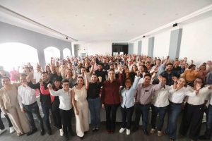 GERALDINE PONCE RECIBE RESPALDO EN TEPIC RUMBO A LA DEFINICIÓN DE LA COORDINACIÓN EN NAYARIT.